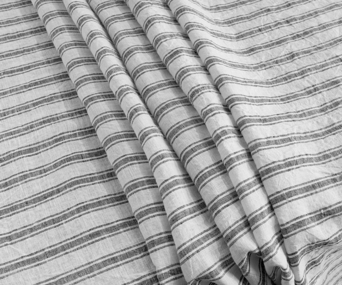 Linen Tablecloth - Striped Tablecloths