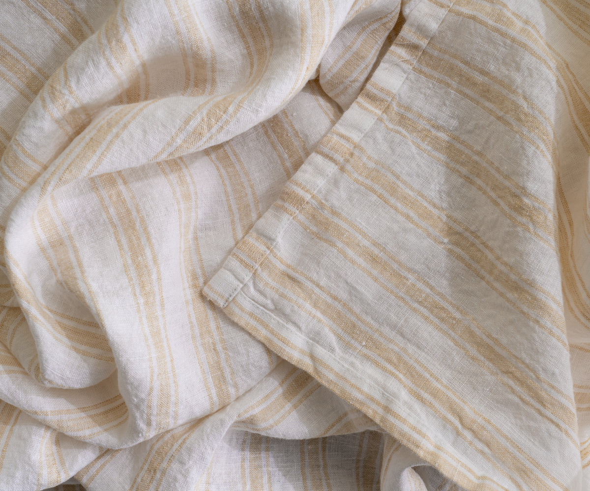 Linen Tablecloth - Striped Tablecloths