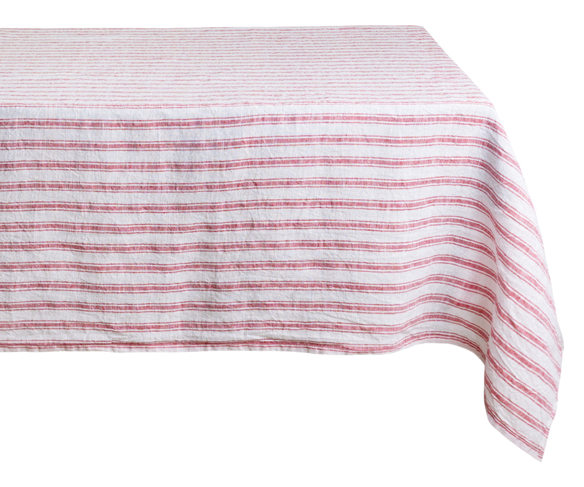 Linen Tablecloth - Striped Tablecloths
