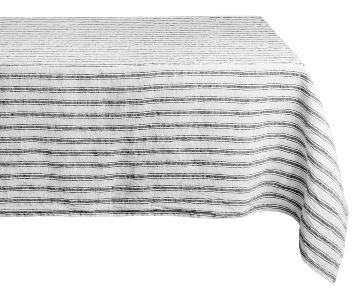 Linen Tablecloth - Striped Tablecloths