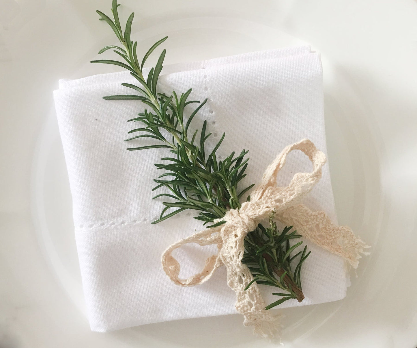 White Cocktail Napkins - 10 Inch Napkins