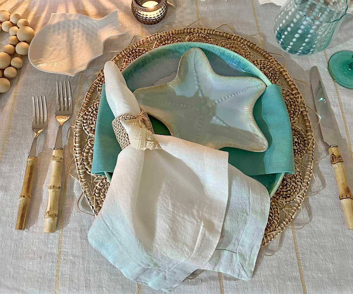 Border Linen Napkins