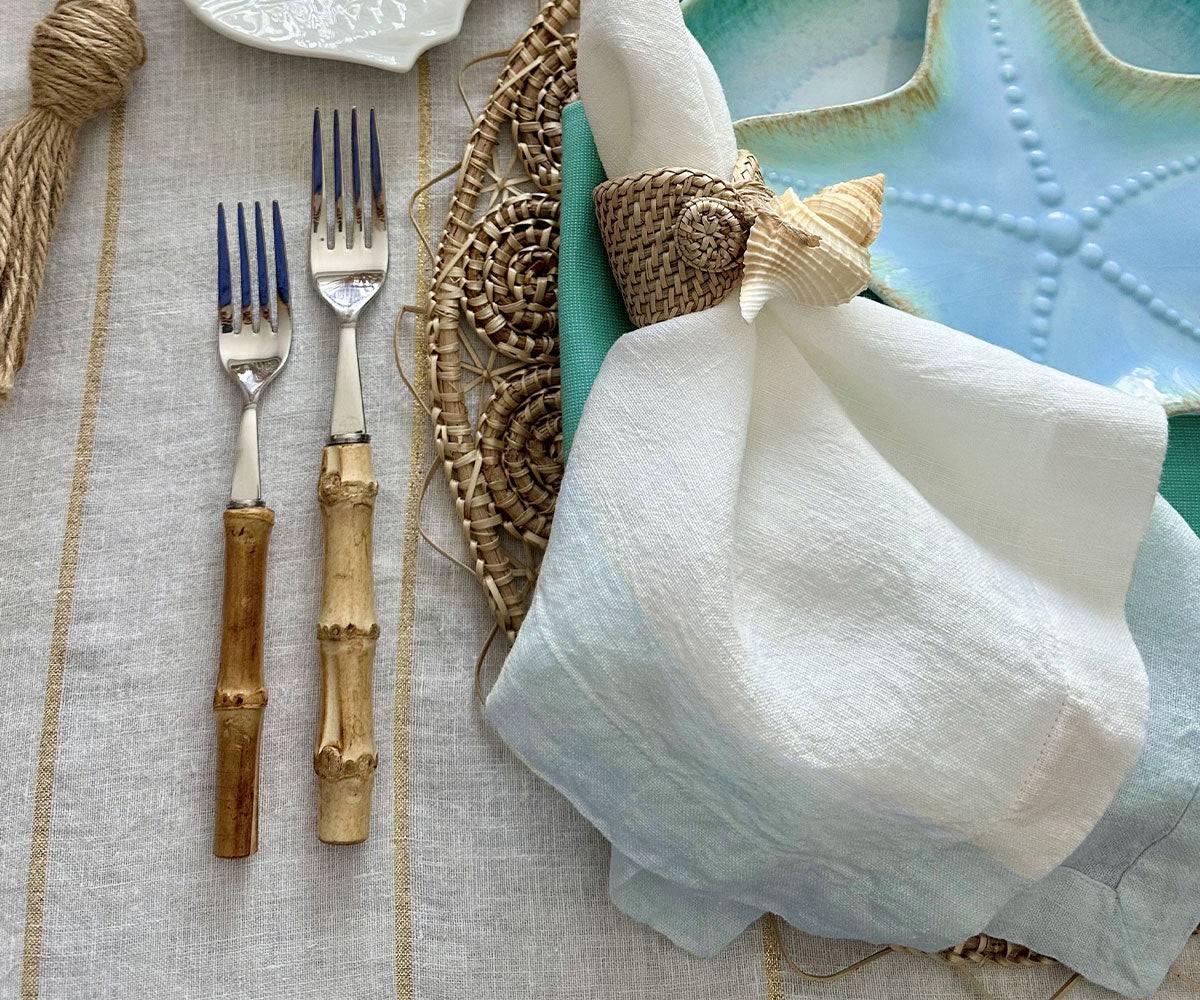Border Linen Napkins