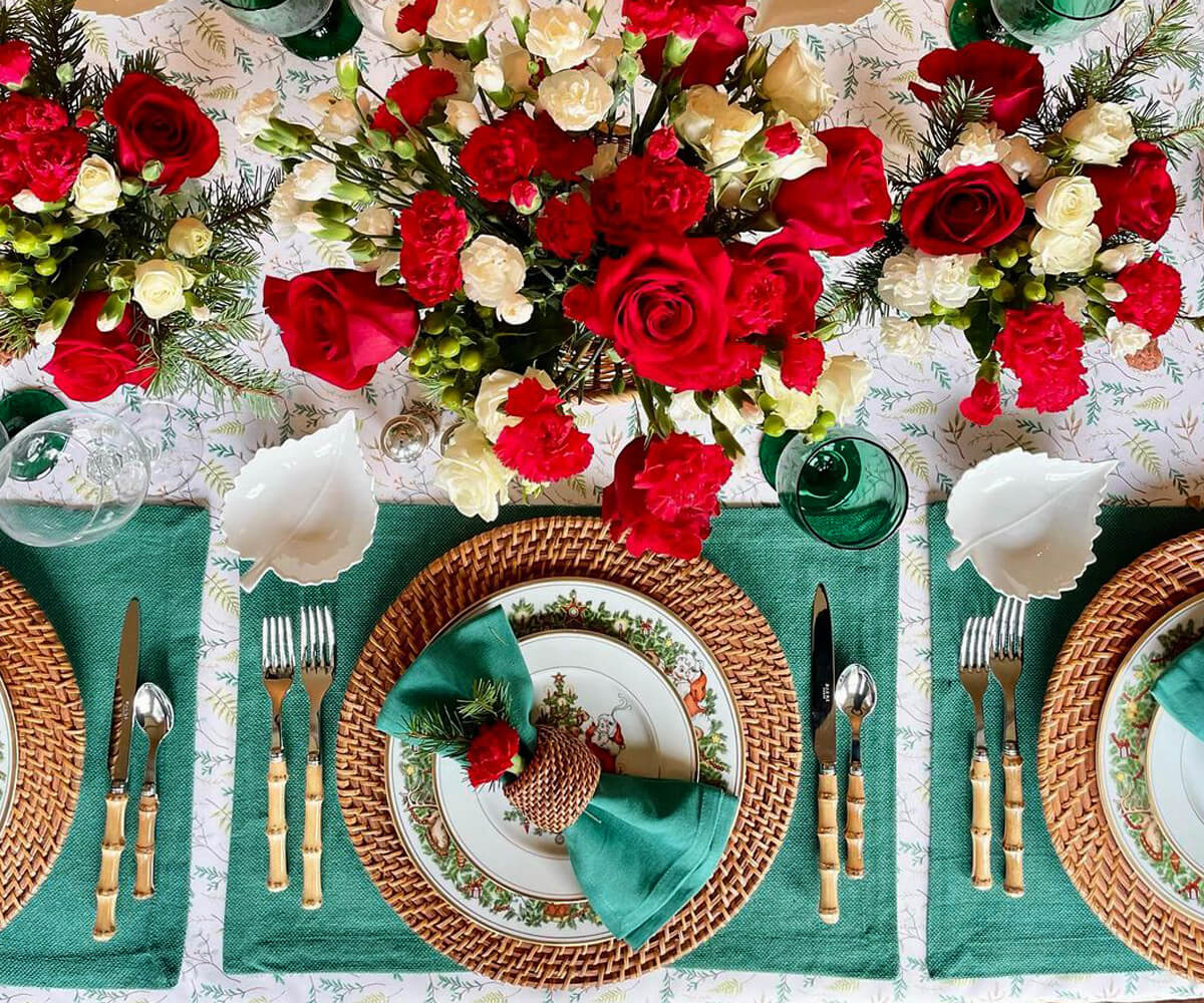 Green Cotton Napkins