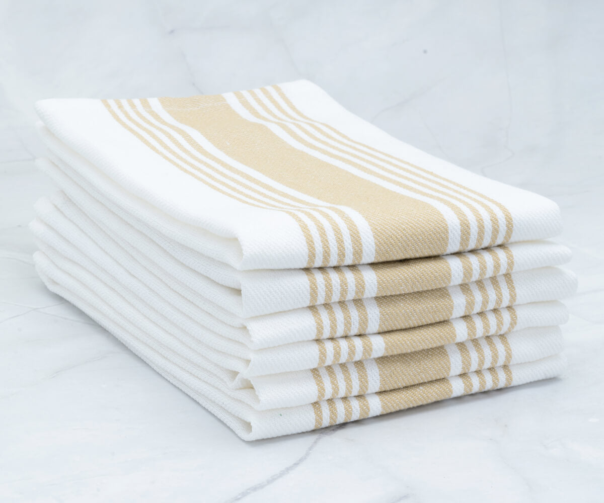 Striped Napkins - Cloth Napkins Set of 6