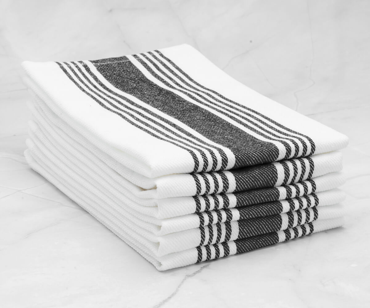 Striped Napkins - Cloth Napkins Set of 6
