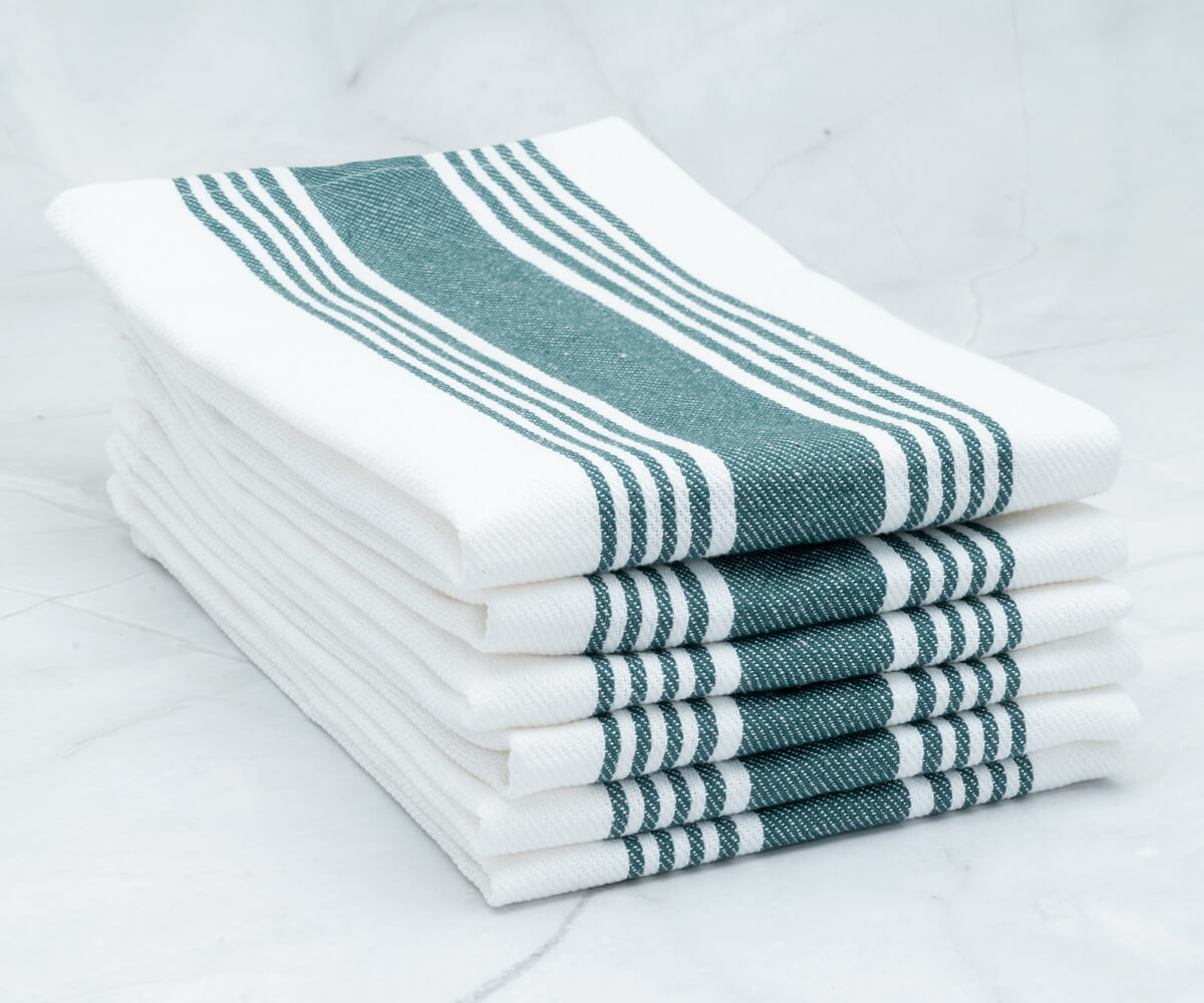 Striped Napkins - Cloth Napkins Set of 6