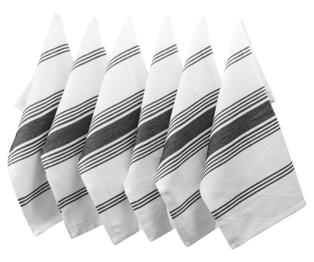 Striped Napkins - Cloth Napkins Set of 6