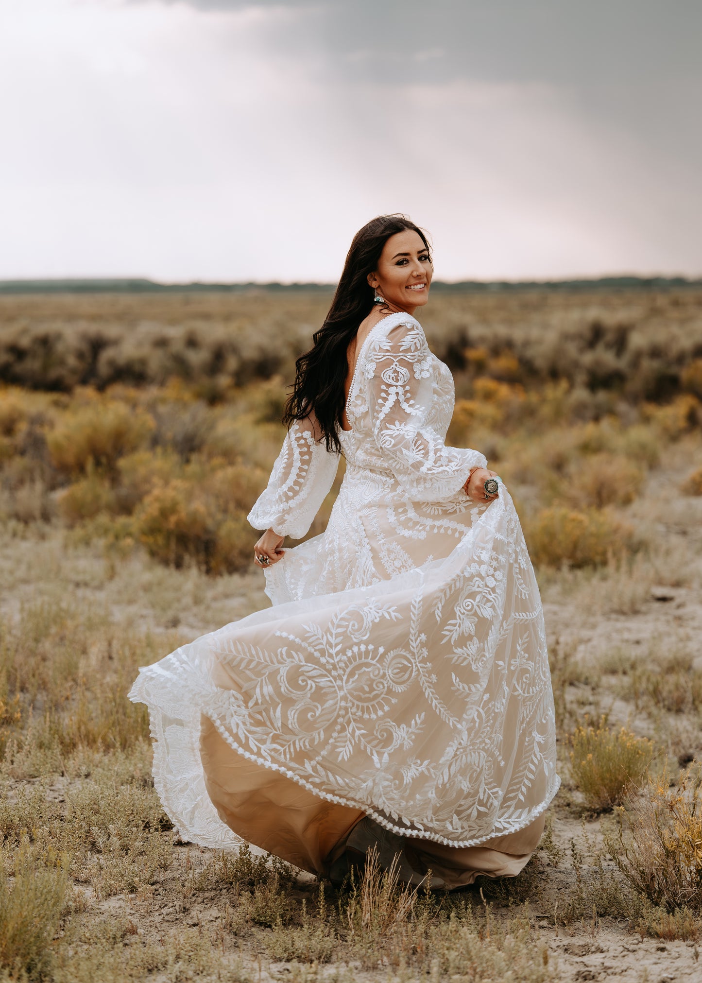 The Jane Gown-Custom Lace Wedding Dress