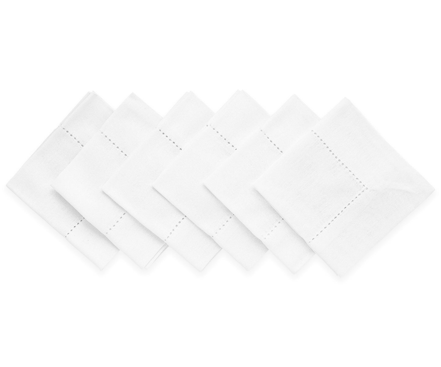 Cotton Hemstitched Napkins - 18 Inch