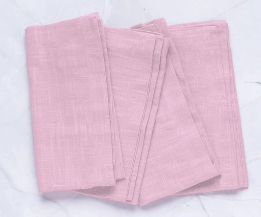 Wispy Pink Wedding Napkins