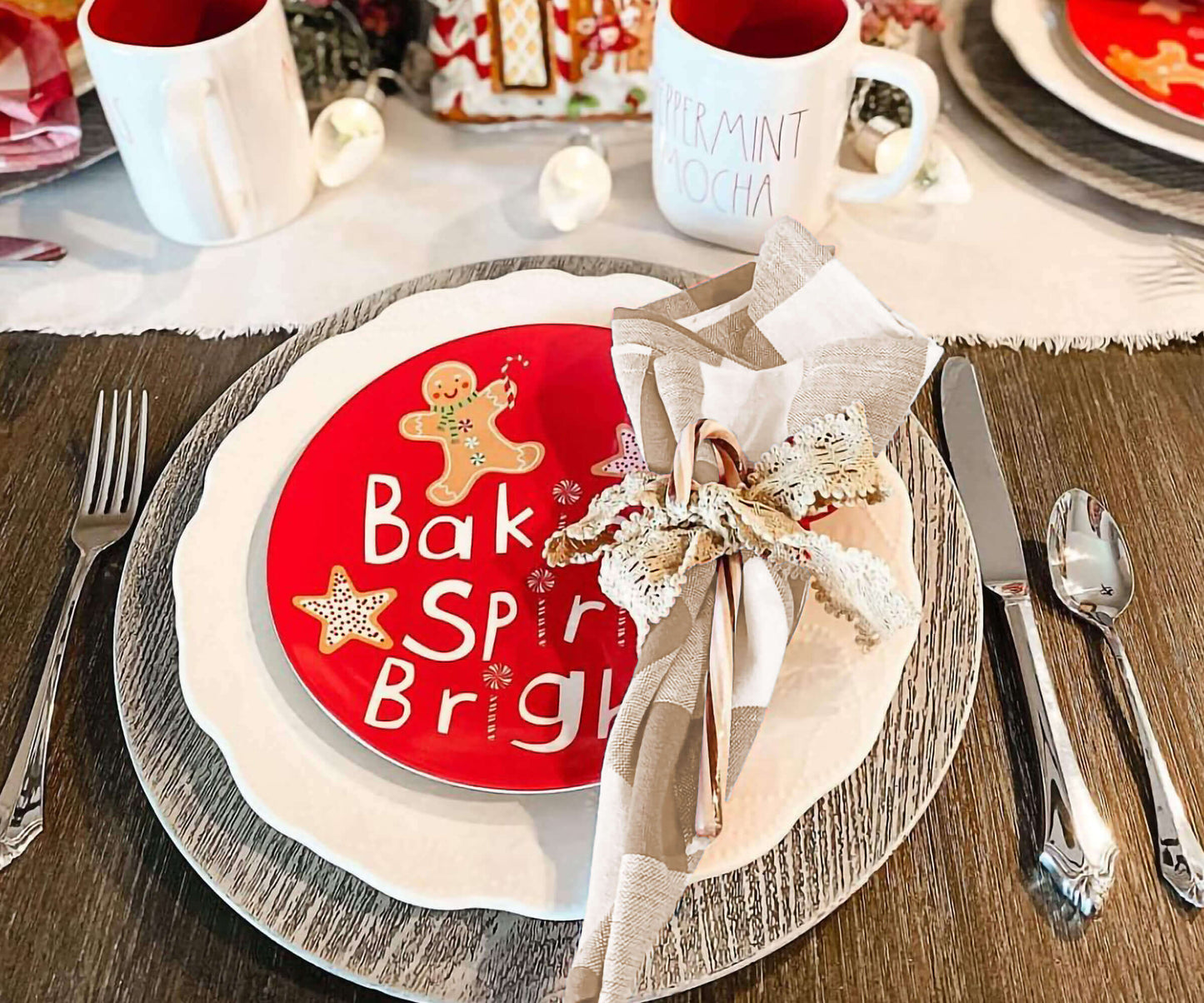 Cotton Napkins - Plaid Cloth Napkins