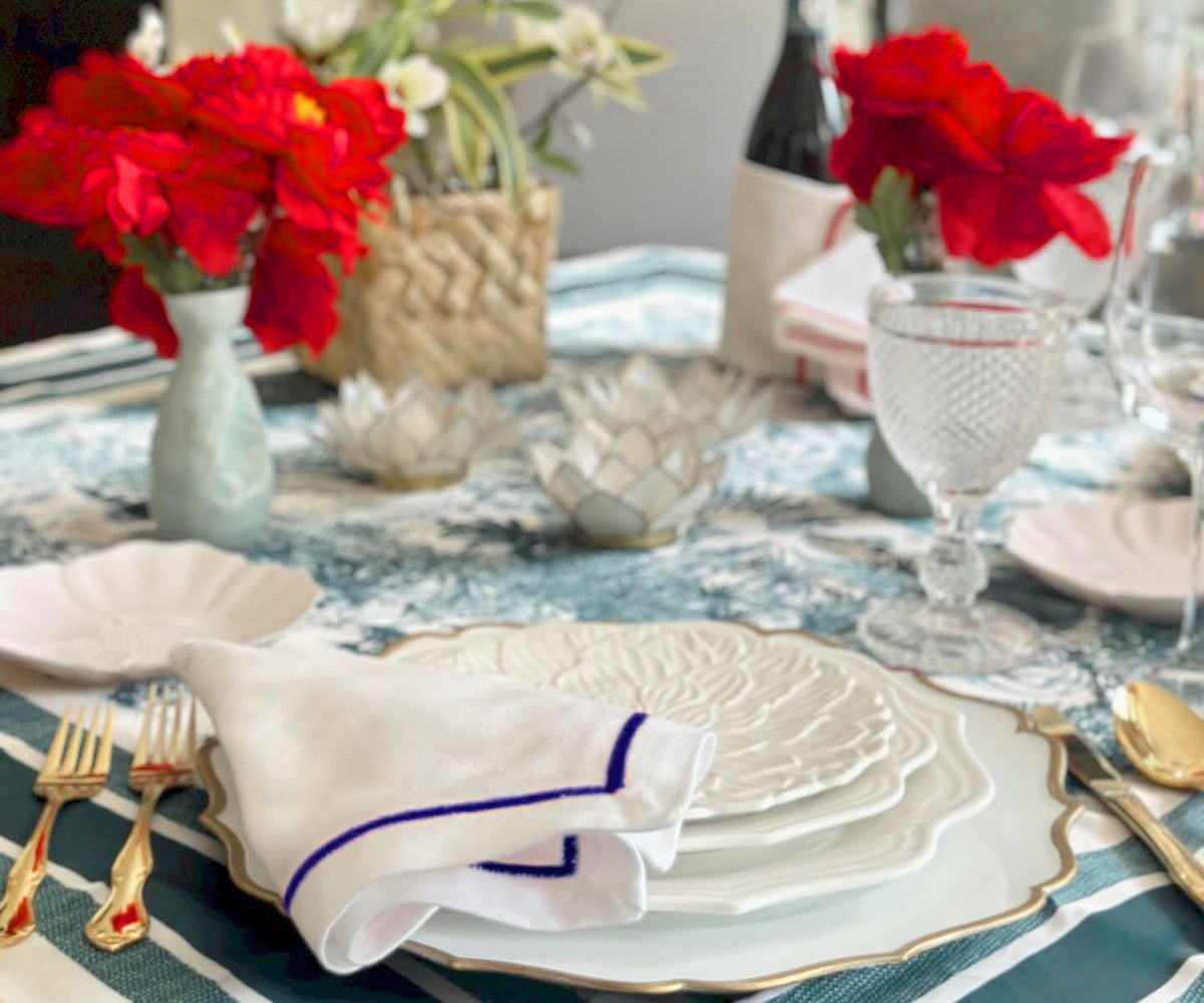 Dinner Napkins - White Cotton Napkins