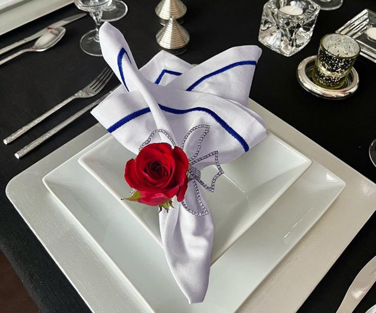 Dinner Napkins - White Cotton Napkins