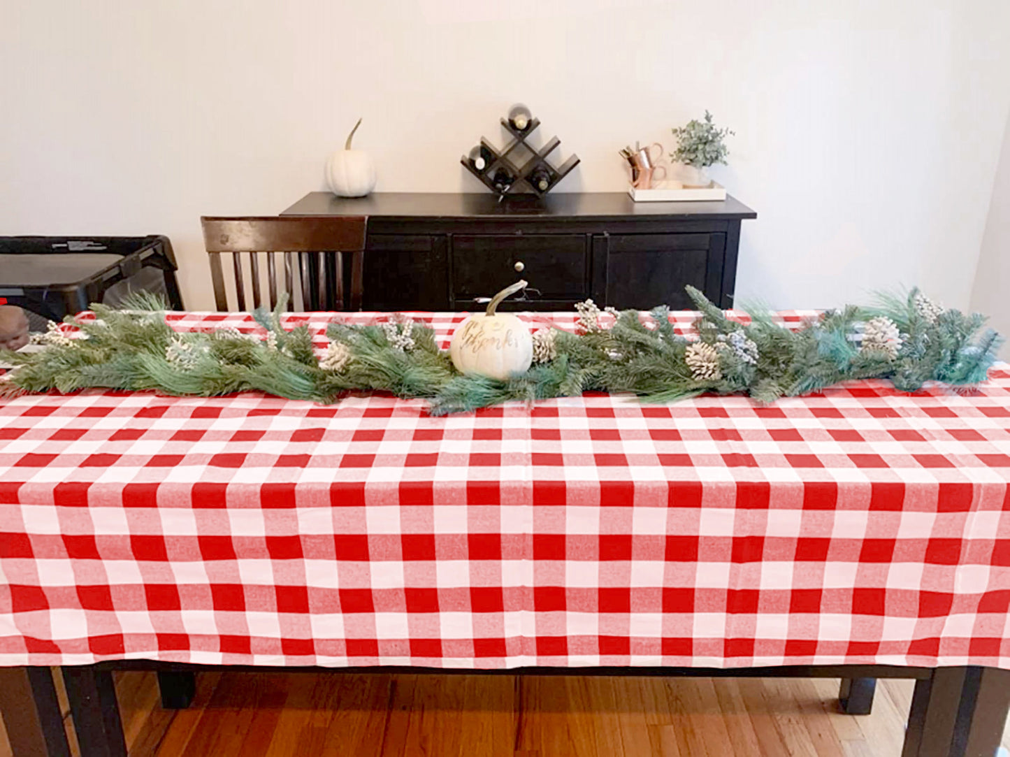 Cotton Tablecloths - Plaid Cloth Tablecloths