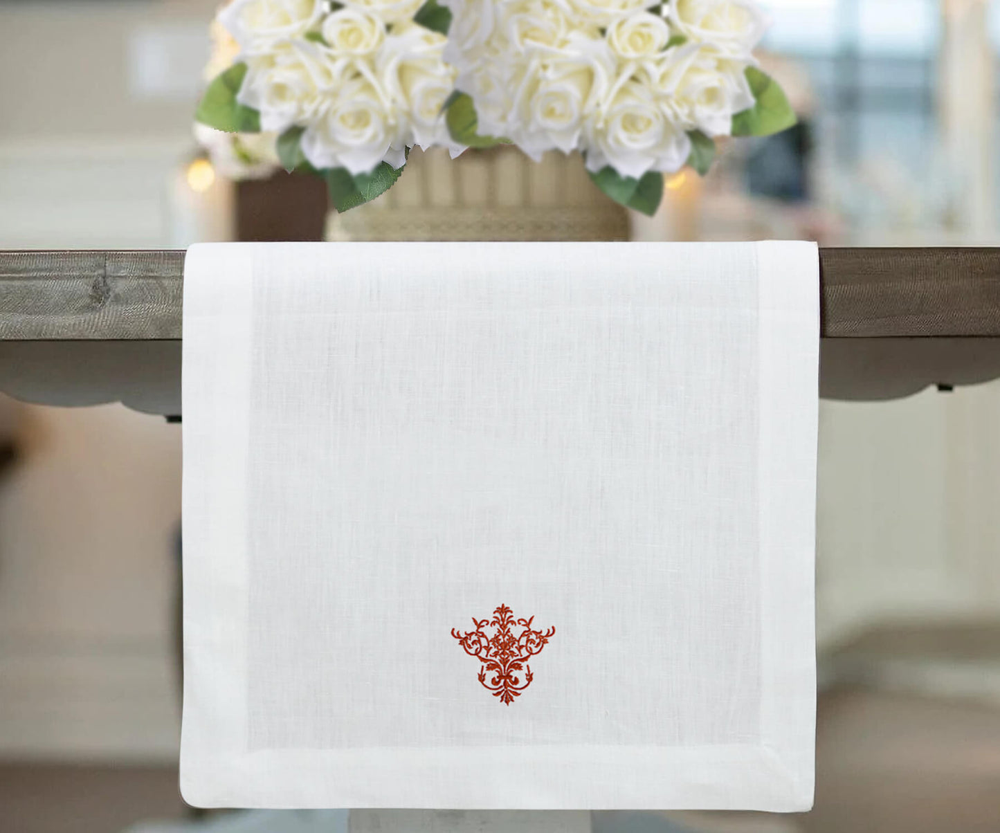 Embroidered Table Runner - Dining Table Runner