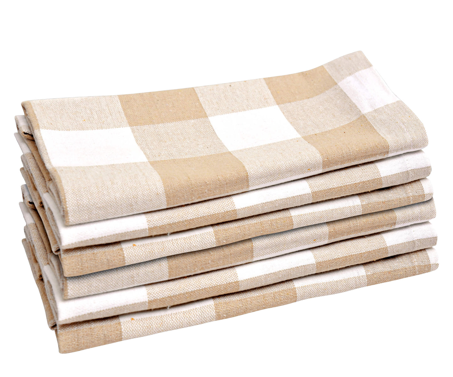 Custom Buffalo Plaid Napkins - Pastel Color Napkins
