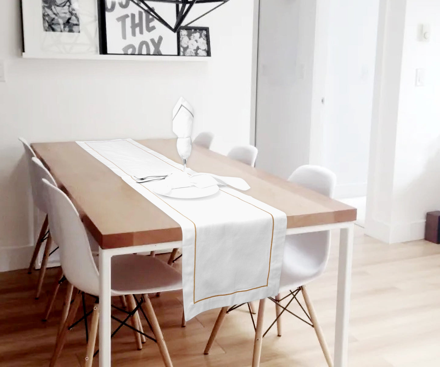 Cotton Table Runners - Embroidery Table Runner