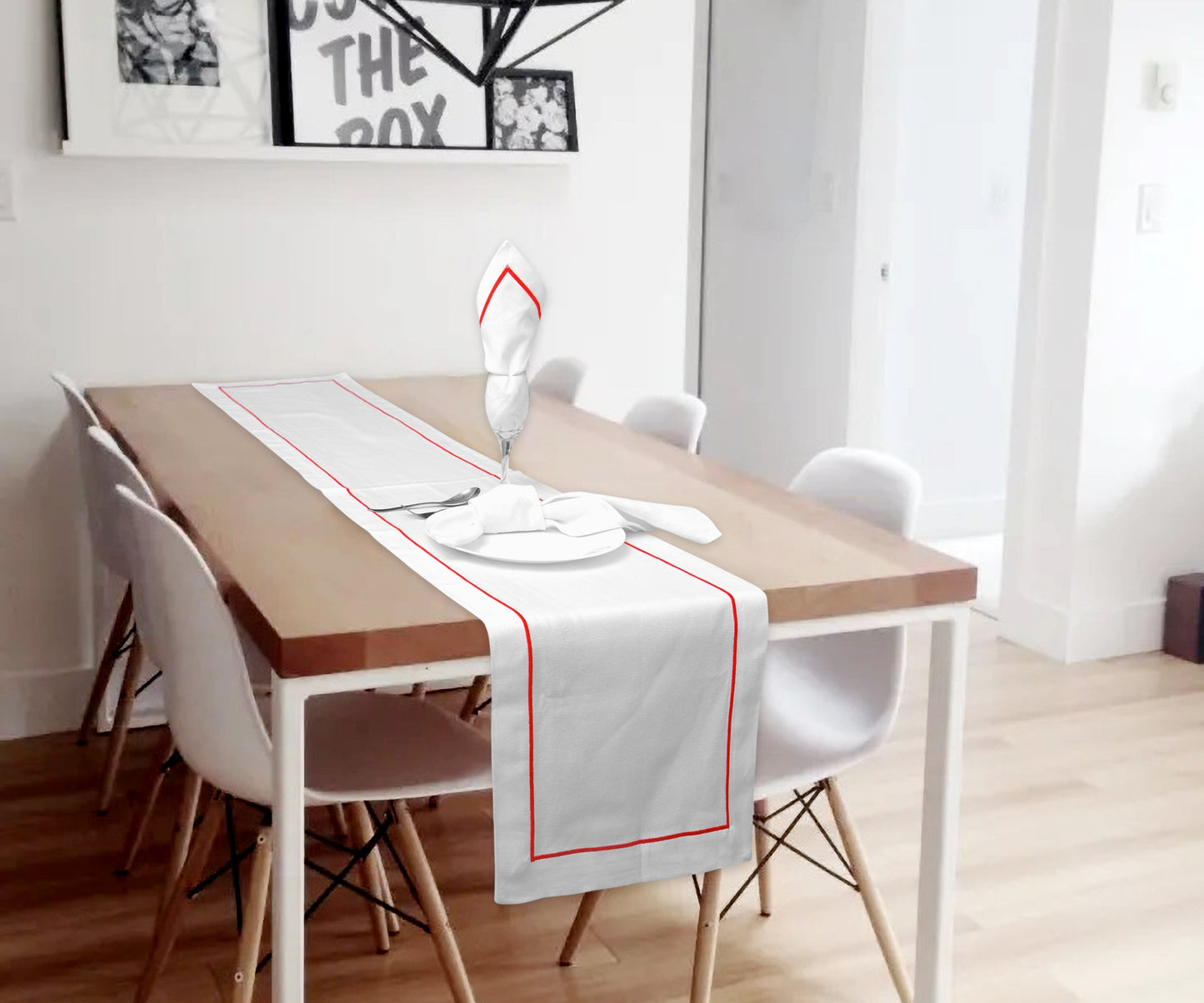 Cotton Table Runners - Embroidery Table Runner