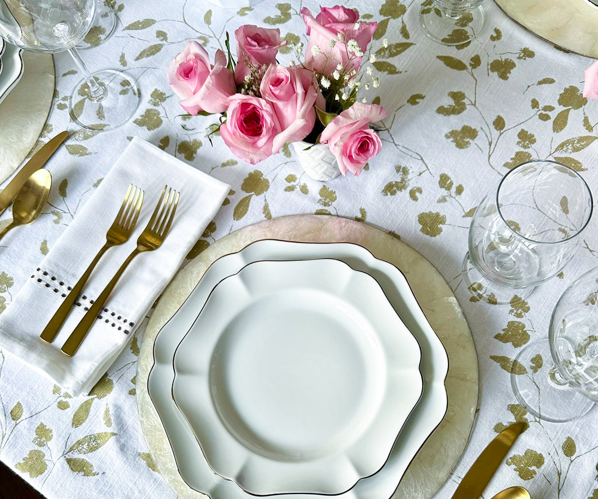 Black Embroidered Napkins