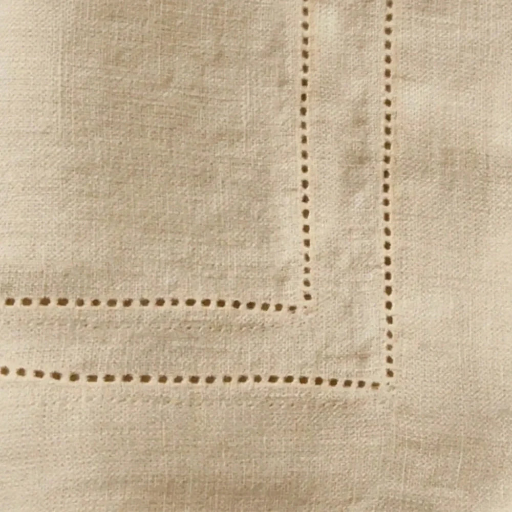 Beige Hemstitch Napkins