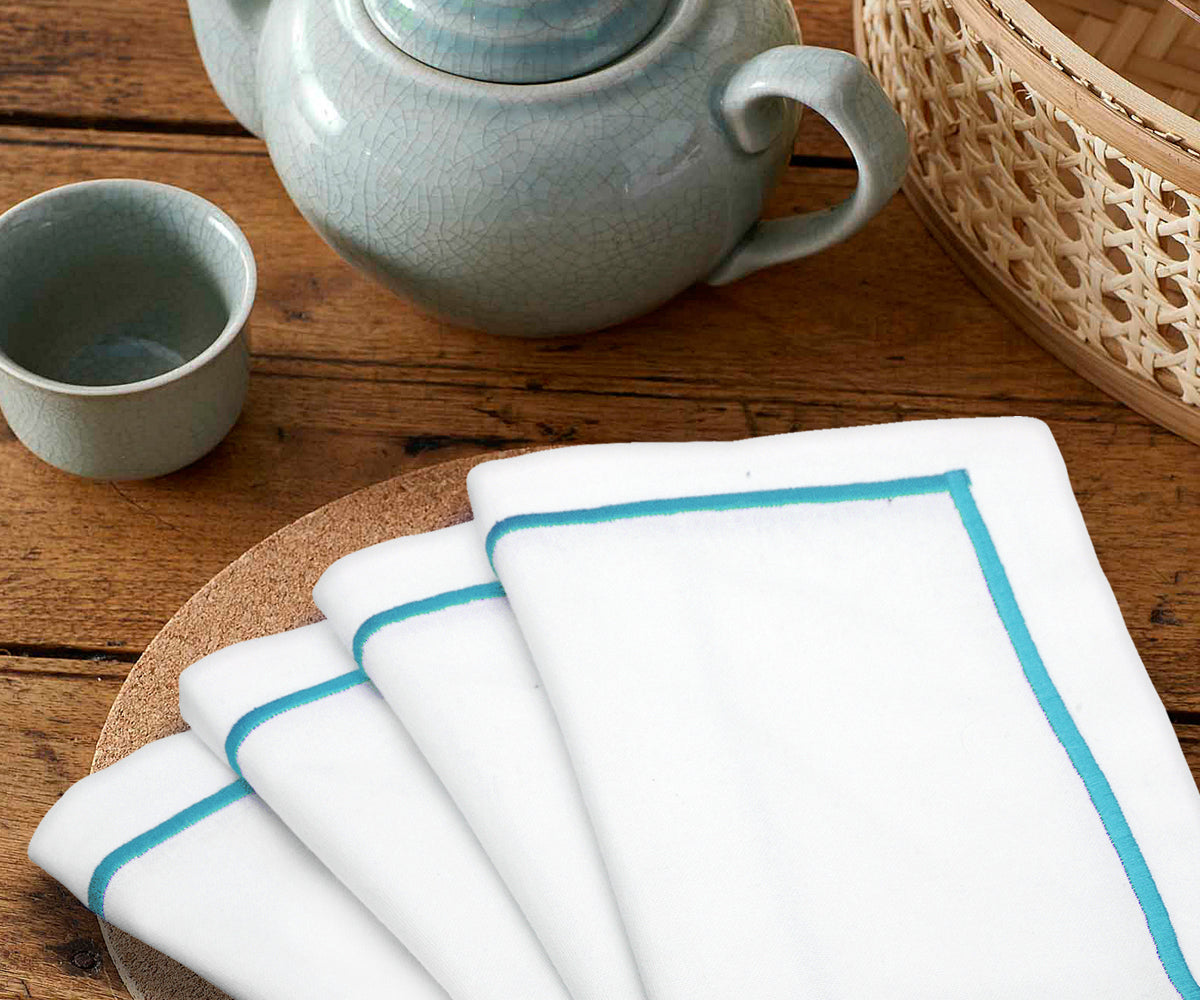Dinner Napkins - White Cotton Napkins