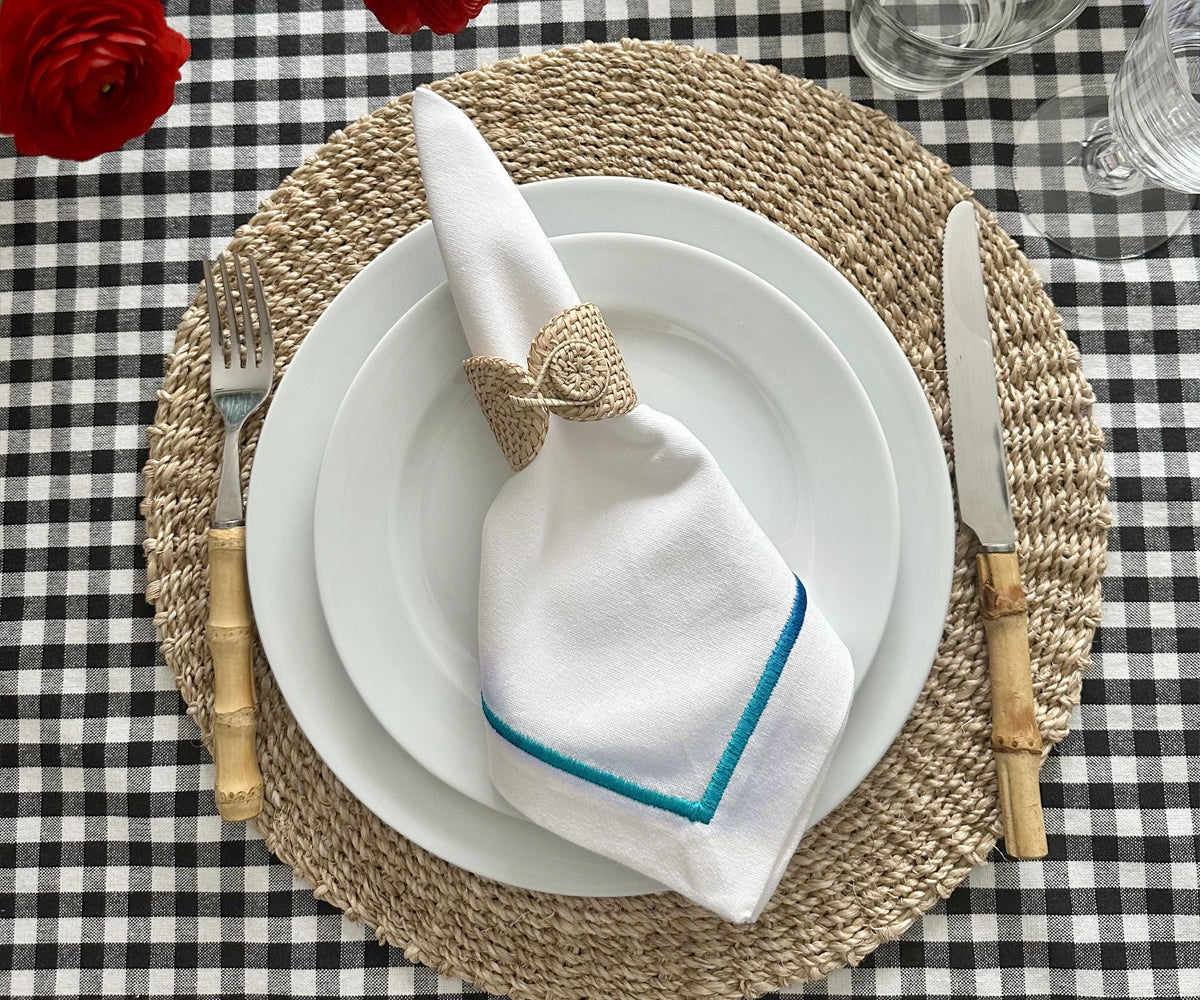 Dinner Napkins - White Cotton Napkins