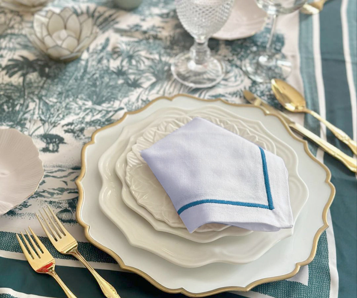 Dinner Napkins - White Cotton Napkins
