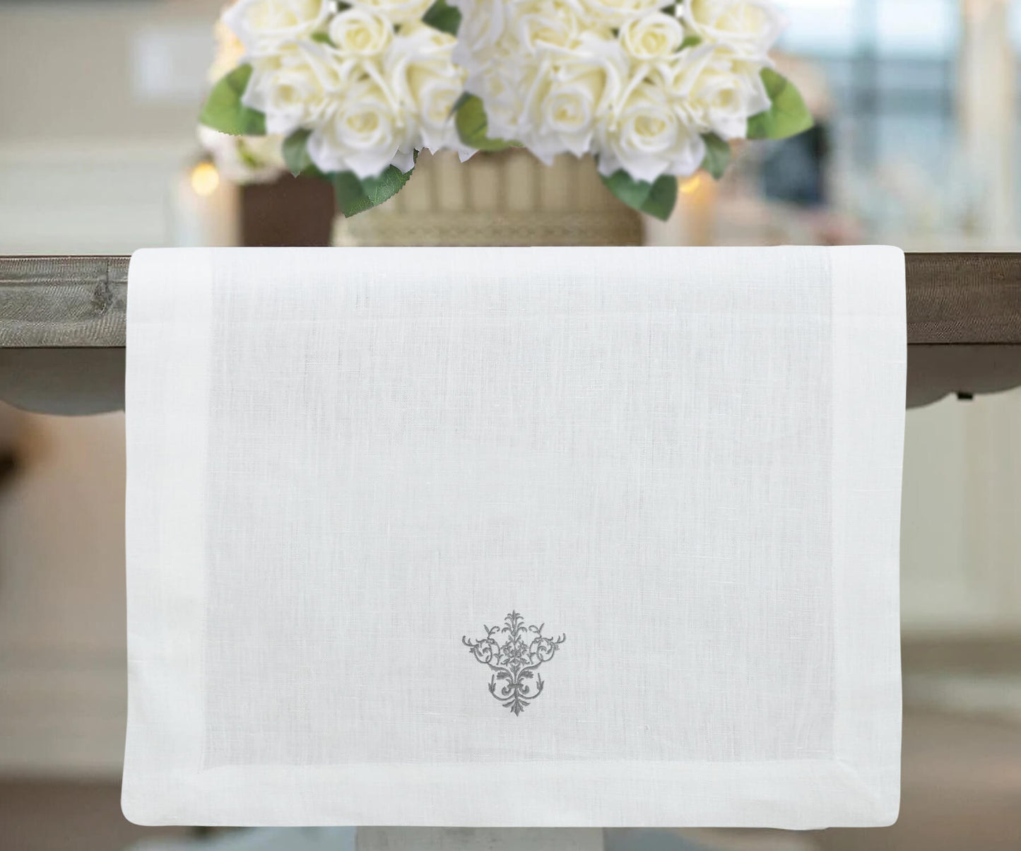 Embroidered Table Runner - Dining Table Runner