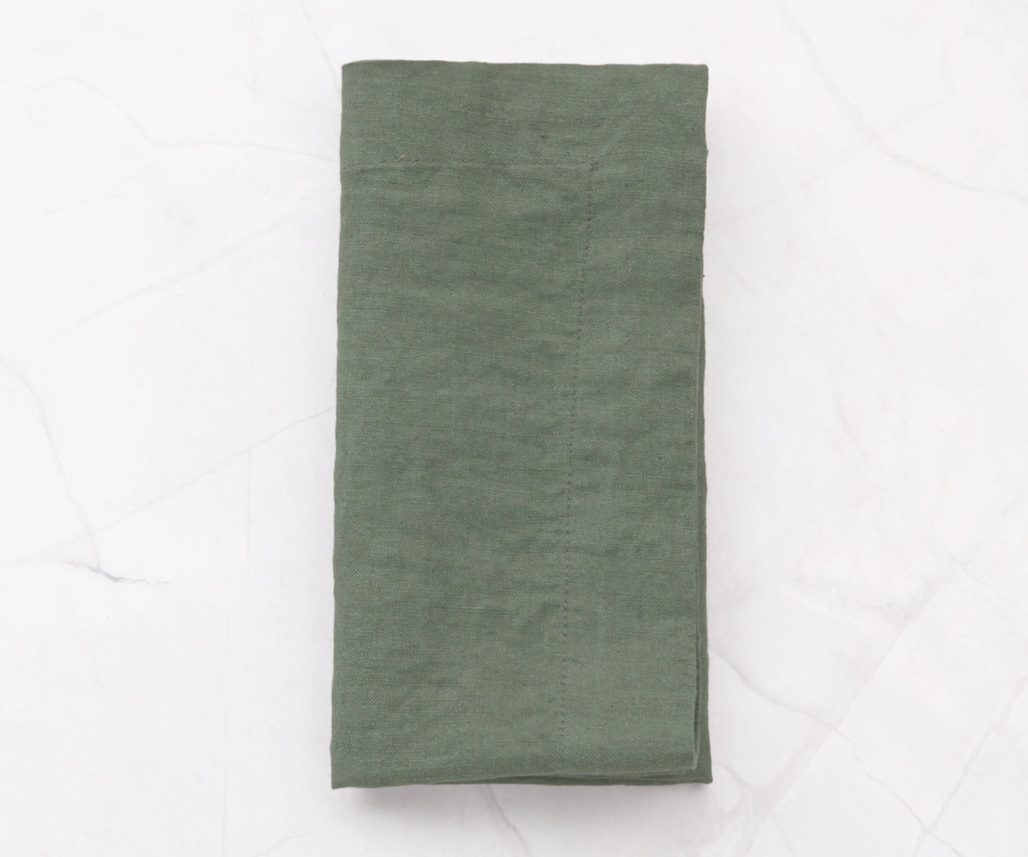Forest Green Linen Napkins