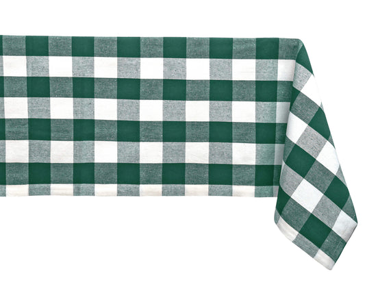 Green Checkered Tablecloth