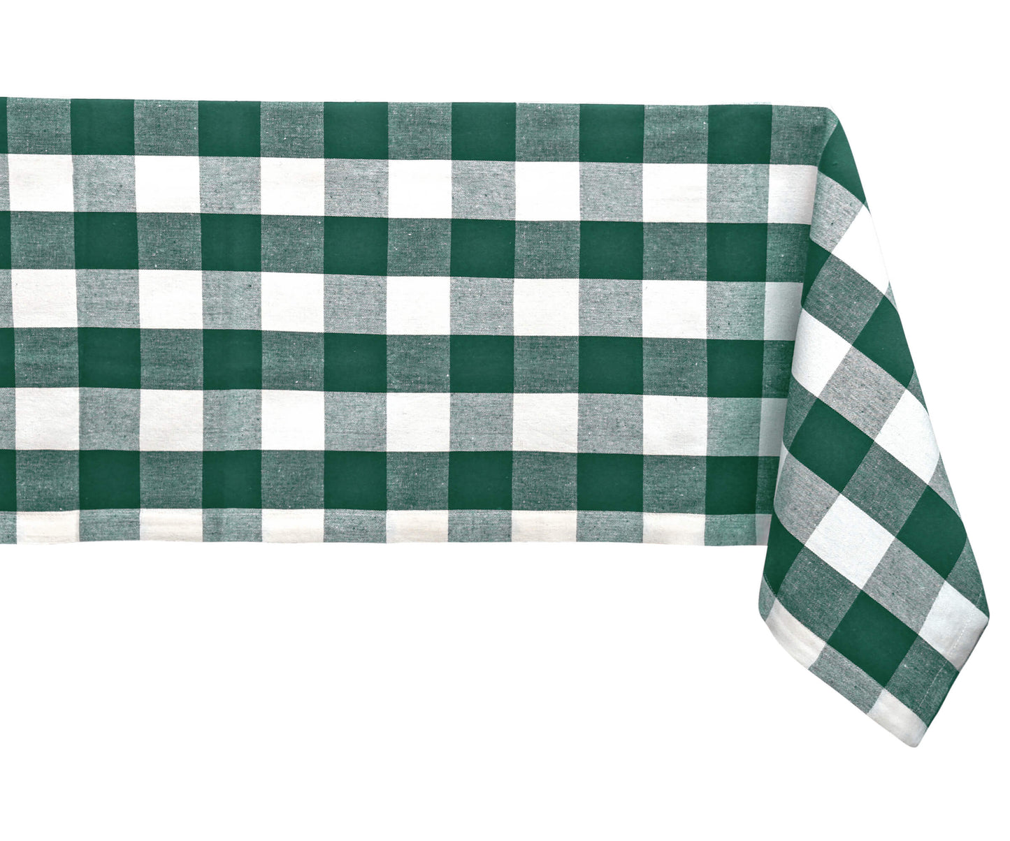 Green Checkered Tablecloth - Cloth Tablecloths