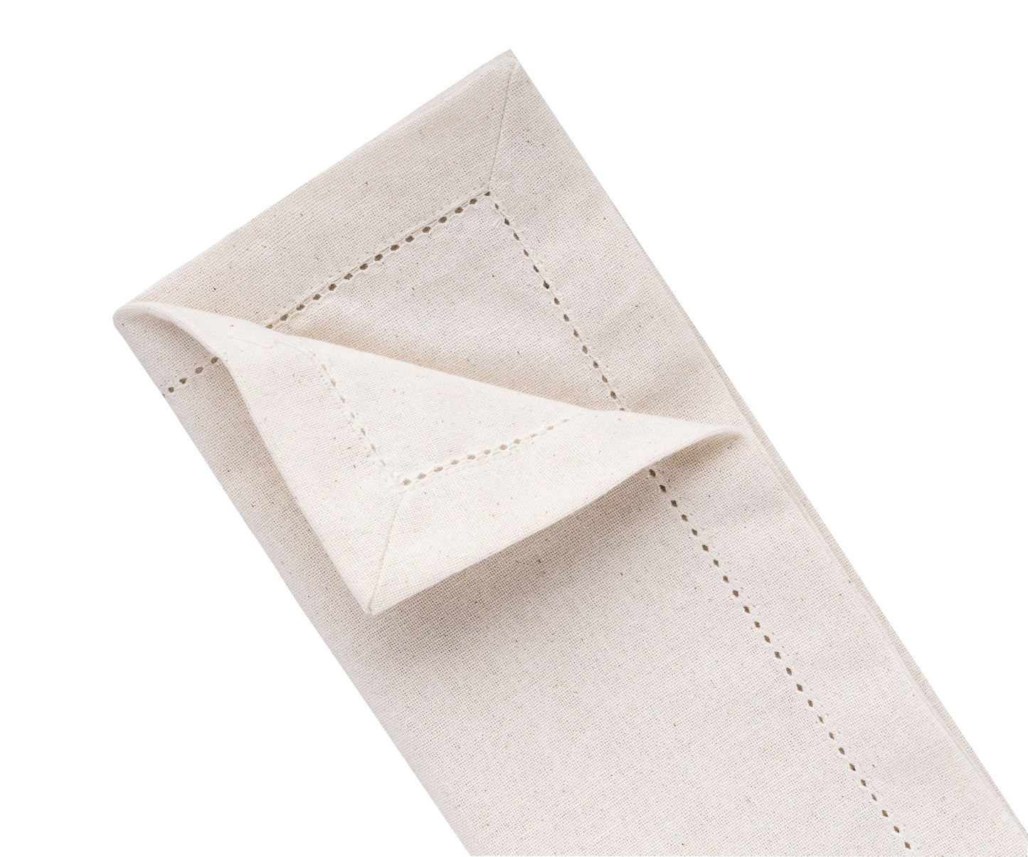 Hemstitch Cocktail Napkins - Set of 12