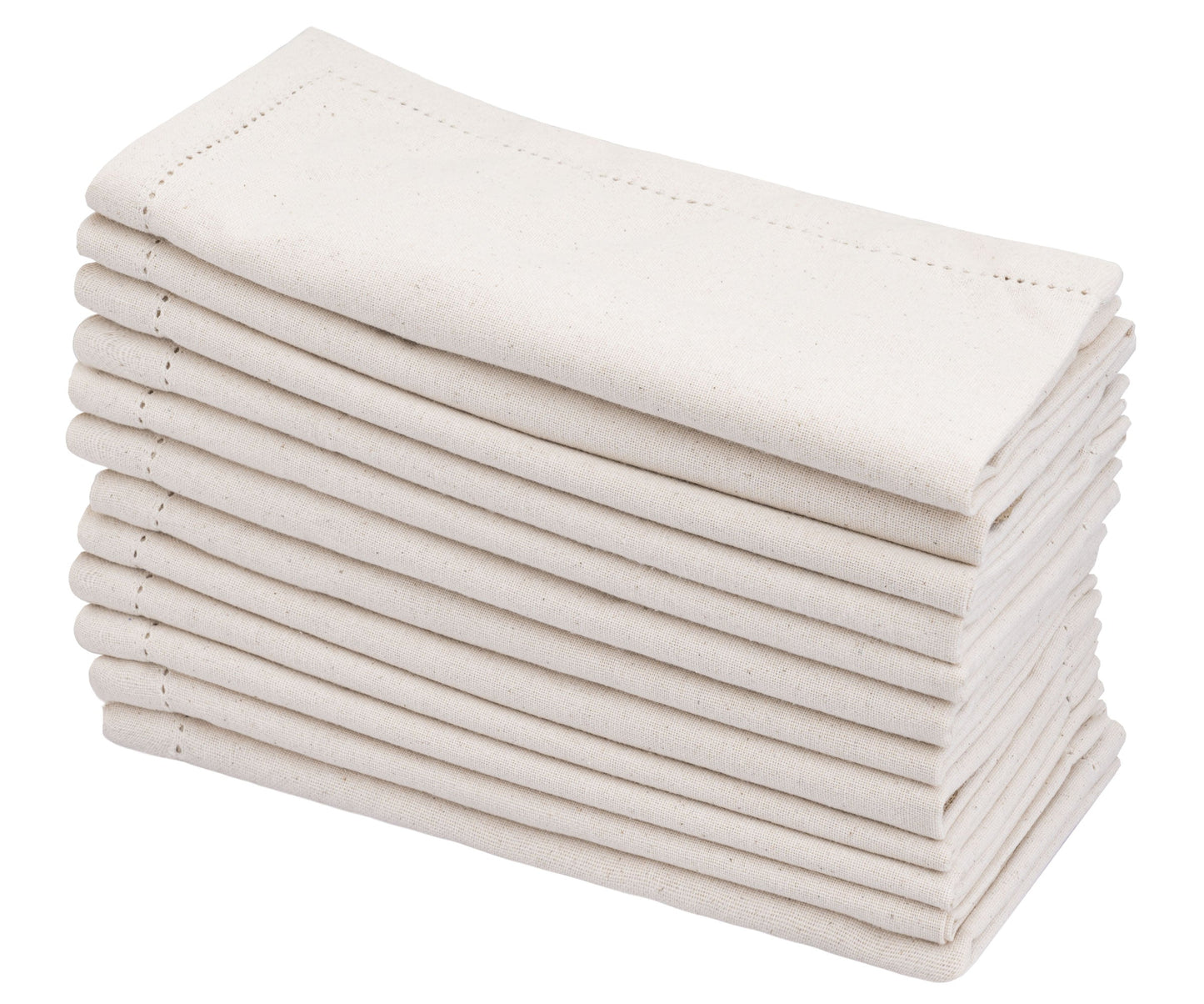 Hemstitch Napkins - Table Napkins - Cotton Cloth Napkins