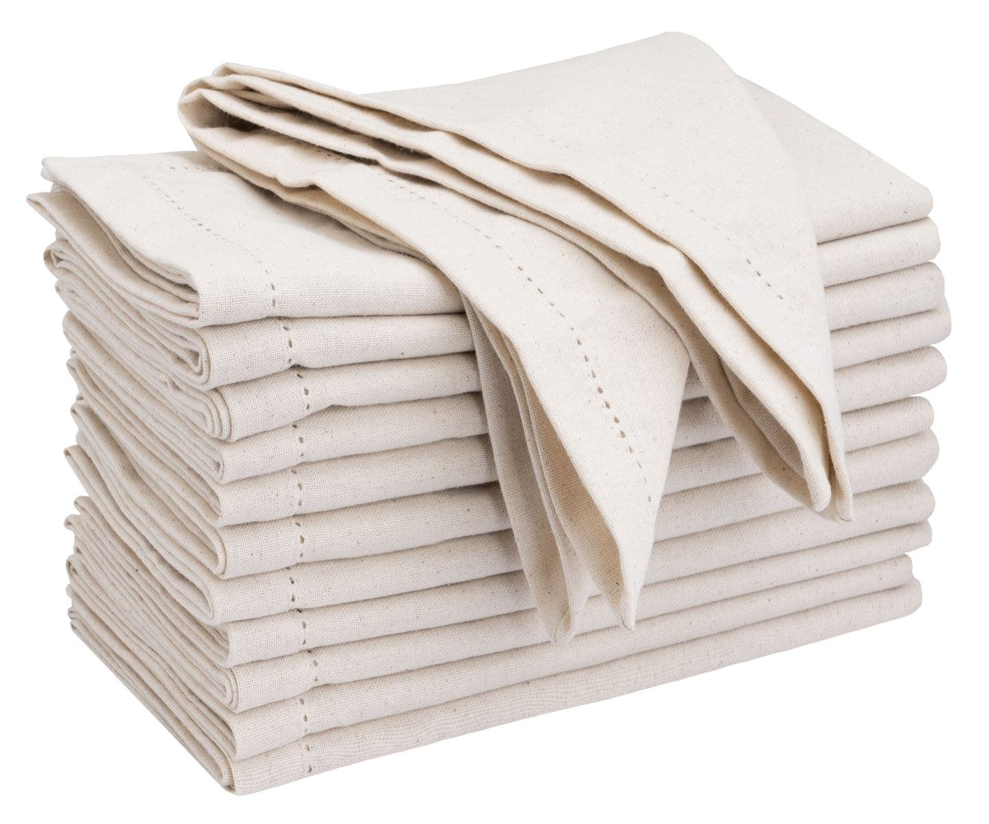 Hemstitch Napkins - Table Napkins - Cotton Cloth Napkins