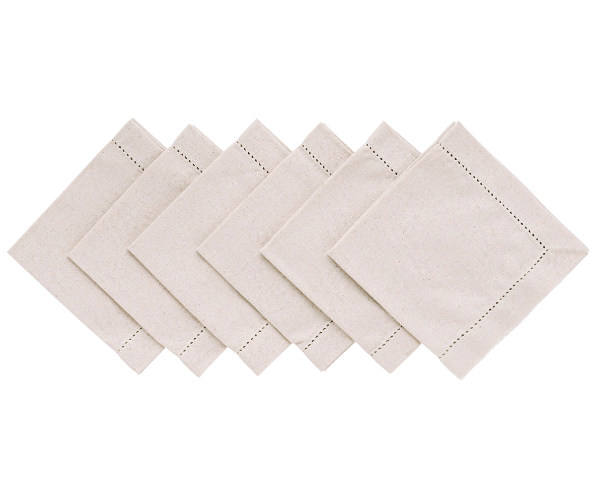 Hemstitch Napkins - Table Napkins - Cotton Cloth Napkins