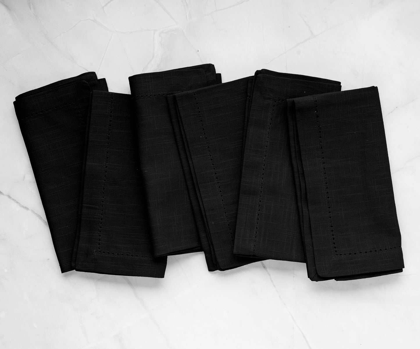 Cotton Dinner Napkins - Hemstitched Cloth Napkins