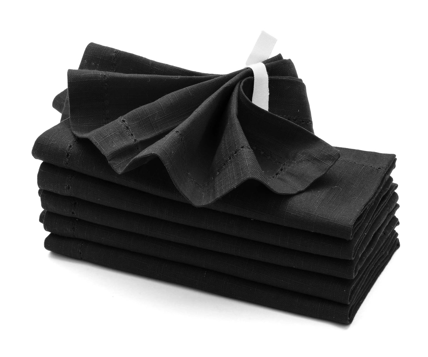 Cotton Dinner Napkins - Hemstitched Cloth Napkins