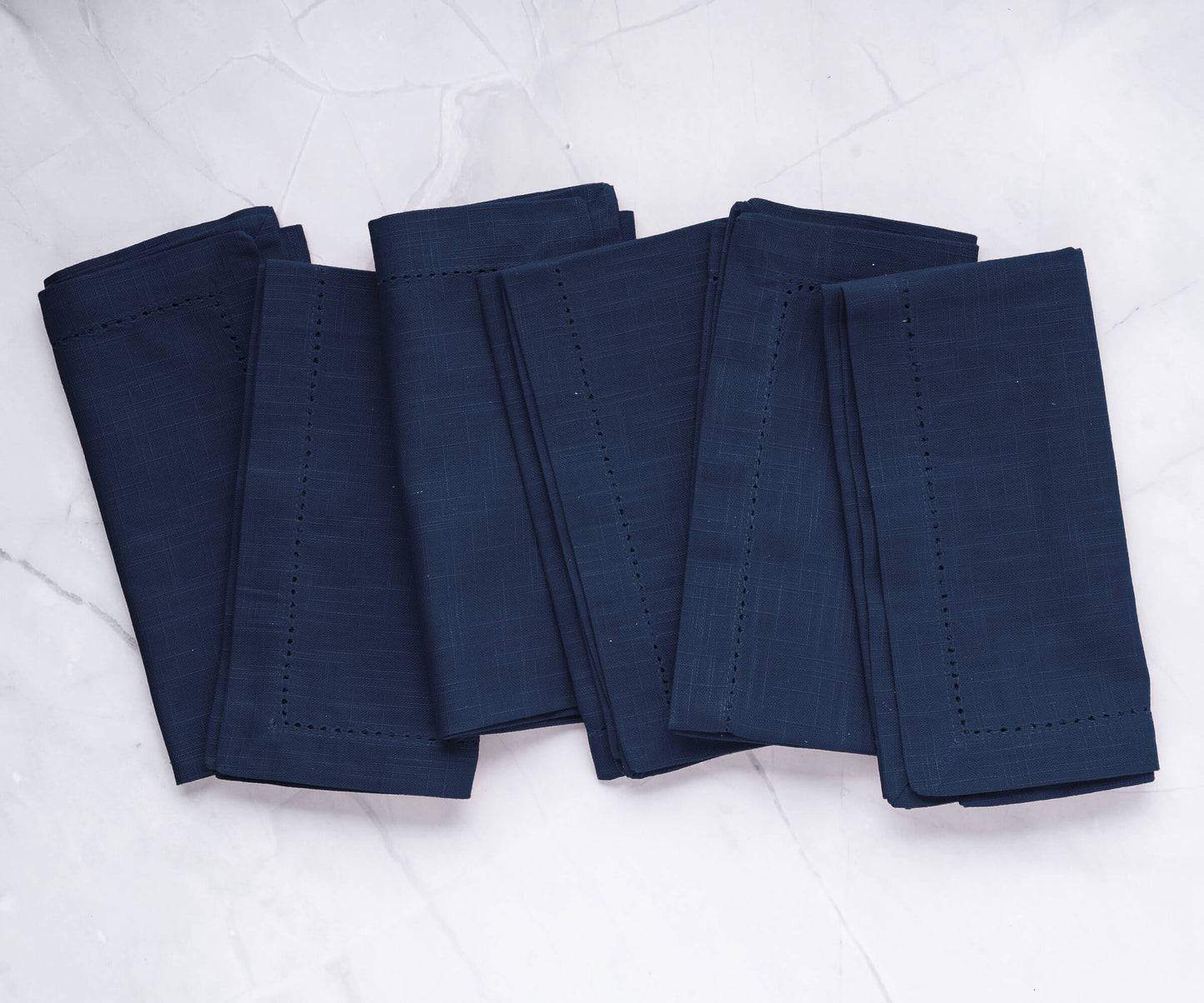 Cotton Dinner Napkins - Hemstitched Cloth Napkins