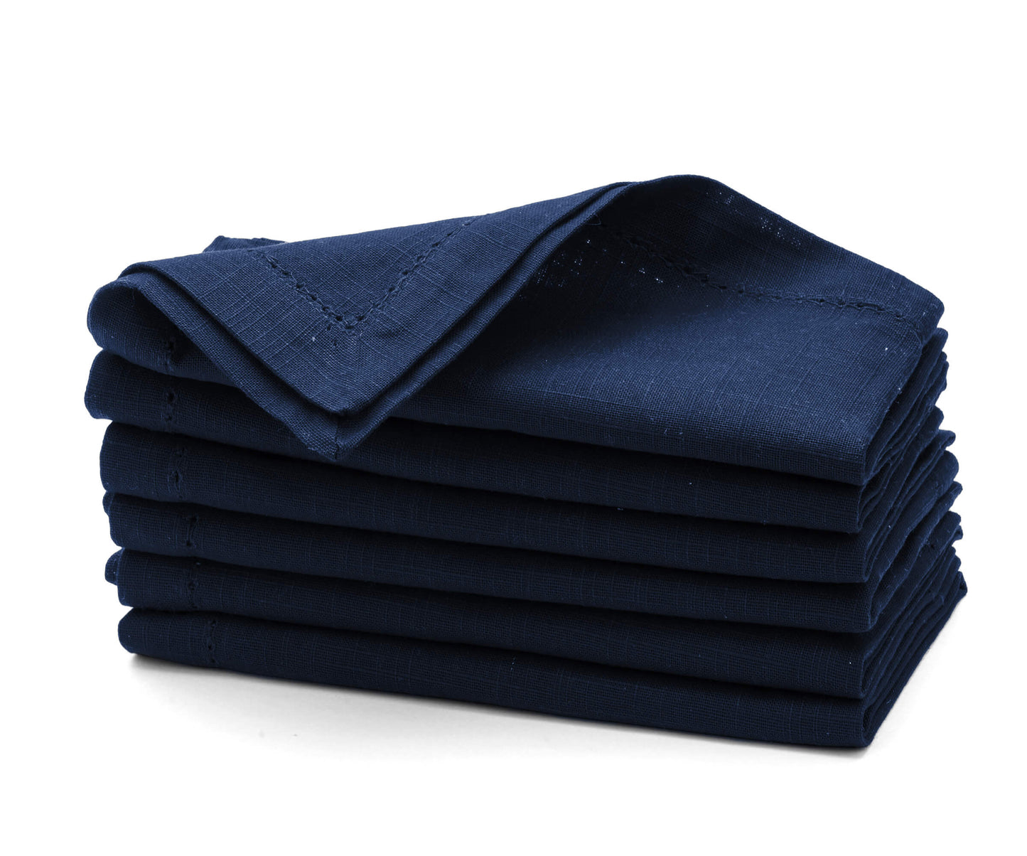 Cotton Dinner Napkins - Hemstitched Cloth Napkins