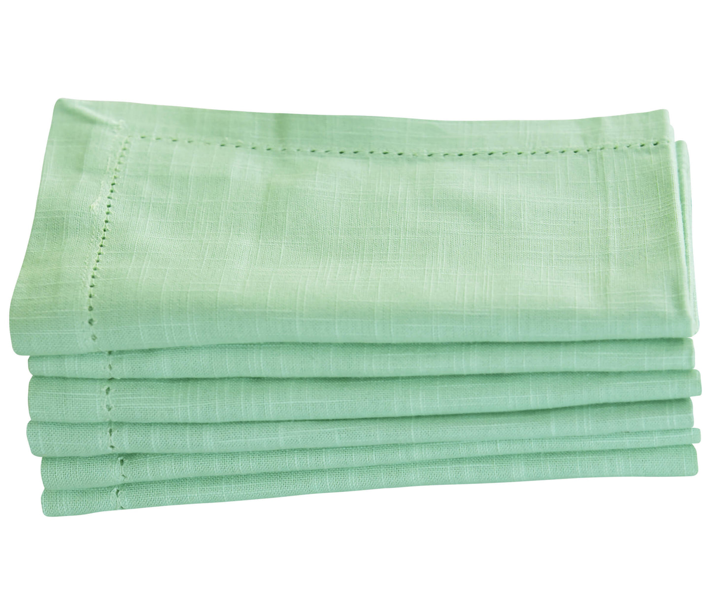 Cotton Dinner Napkins - Hemstitched Cloth Napkins