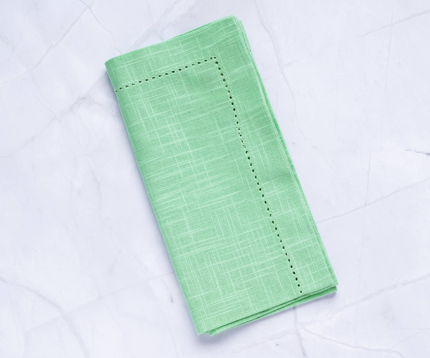 Cotton Dinner Napkins - Hemstitched Cloth Napkins