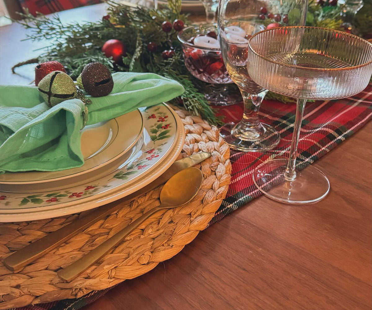 Cotton Dinner Napkins - Hemstitched Cloth Napkins