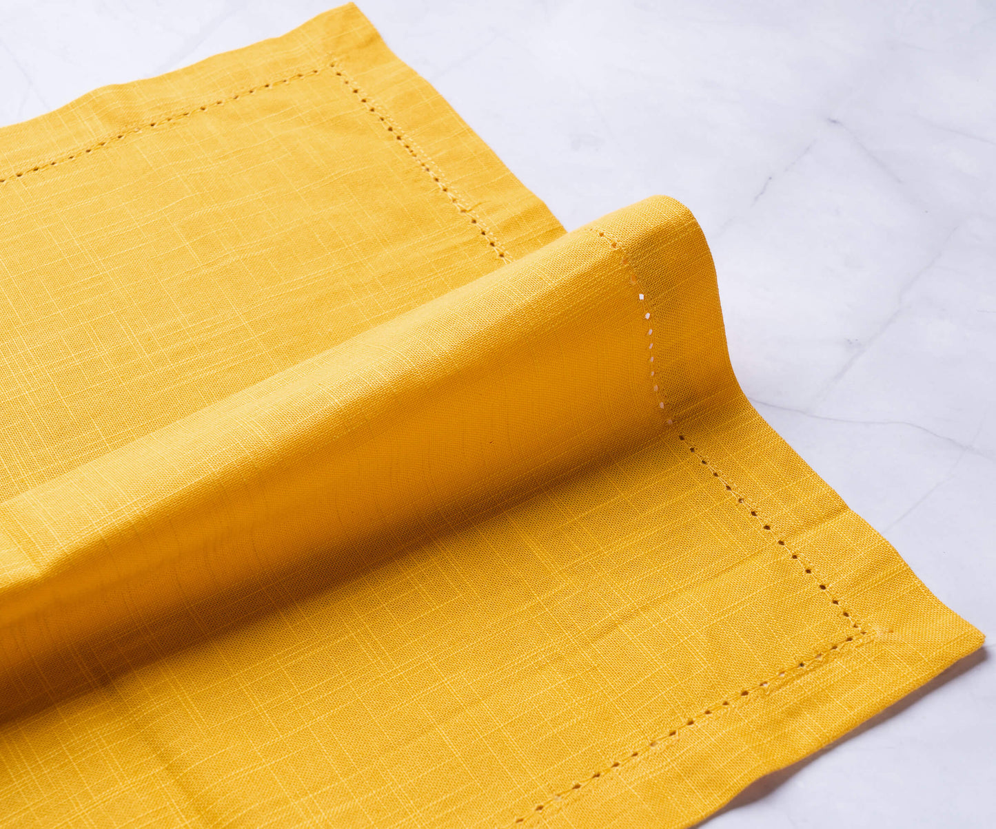 Cotton Dinner Napkins - Hemstitched Cloth Napkins