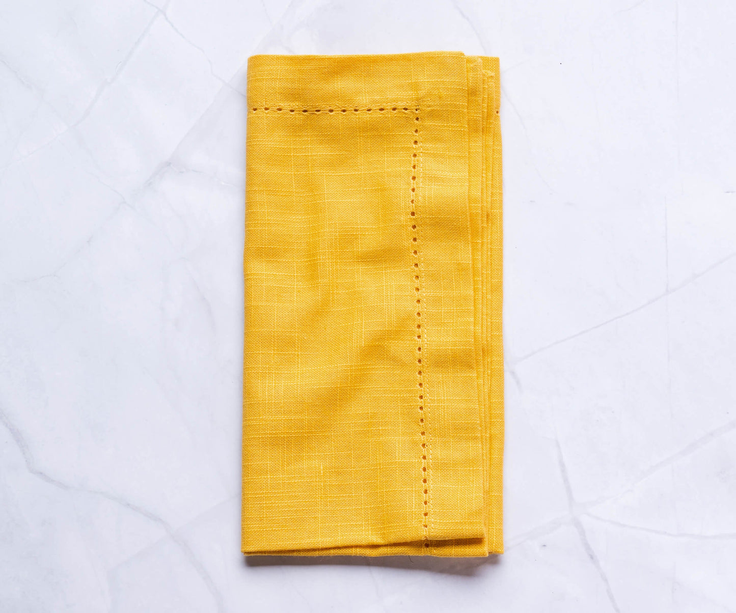 Cotton Dinner Napkins - Hemstitched Cloth Napkins