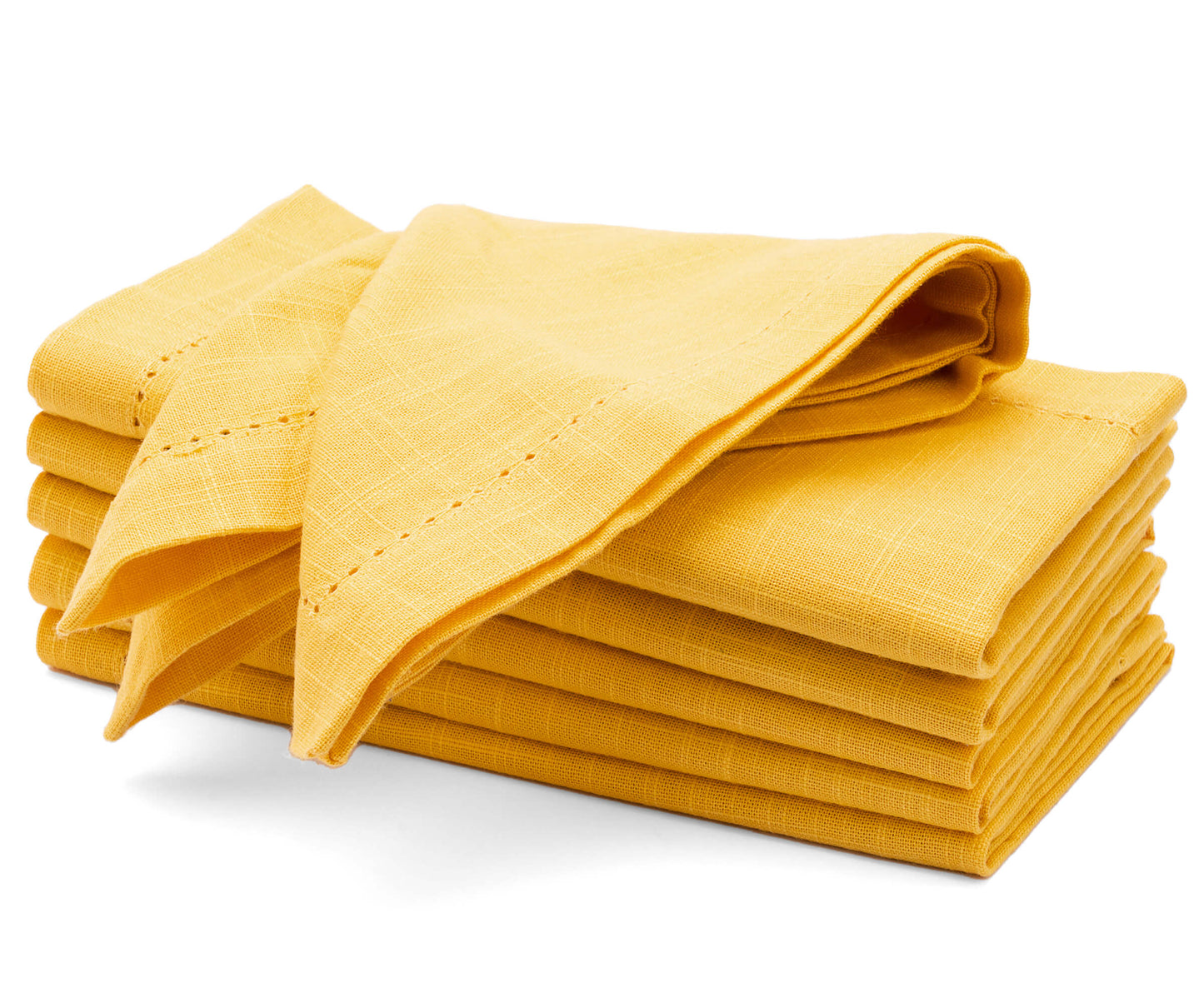 Cotton Dinner Napkins - Hemstitched Cloth Napkins