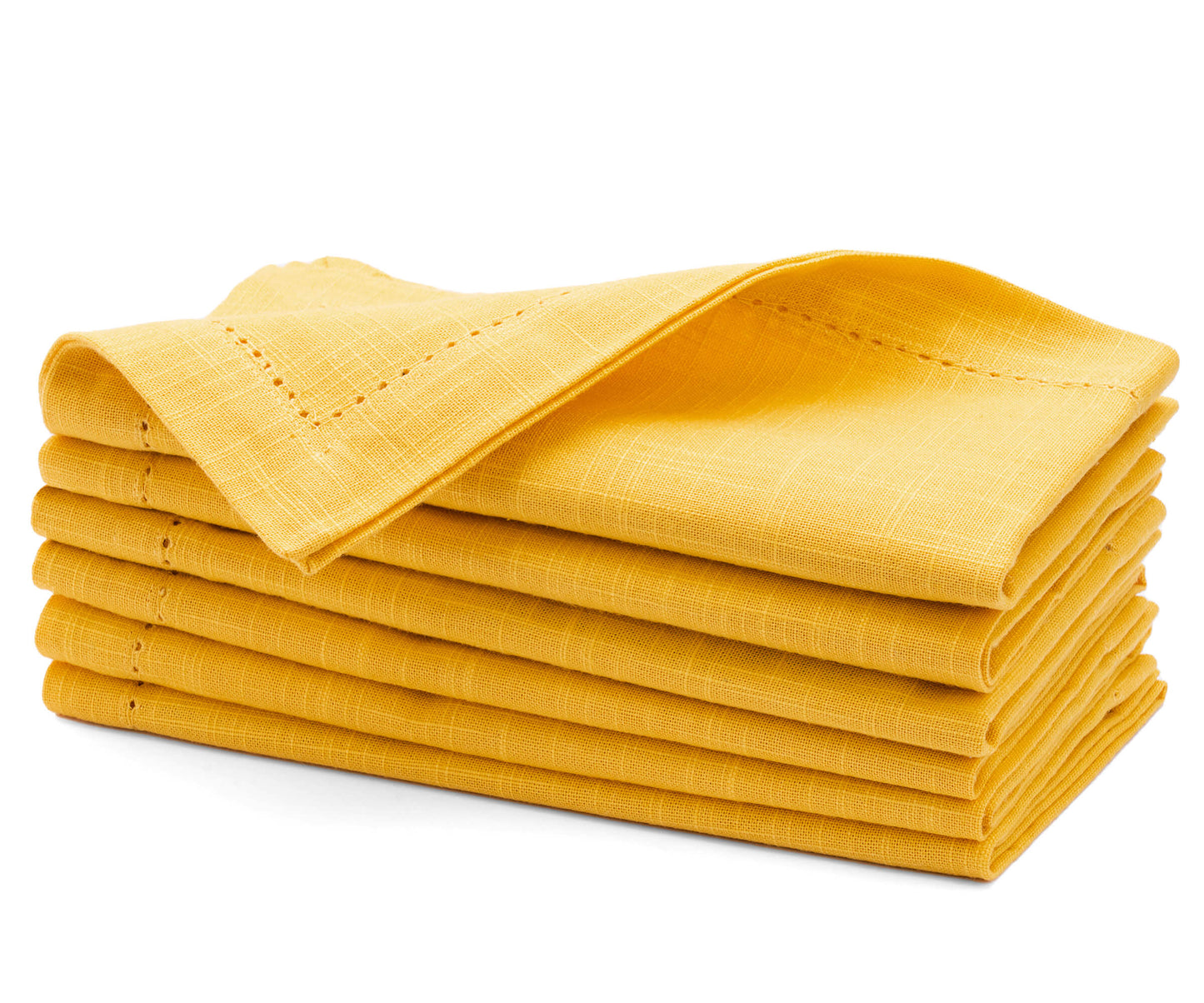 Cotton Dinner Napkins - Hemstitched Cloth Napkins