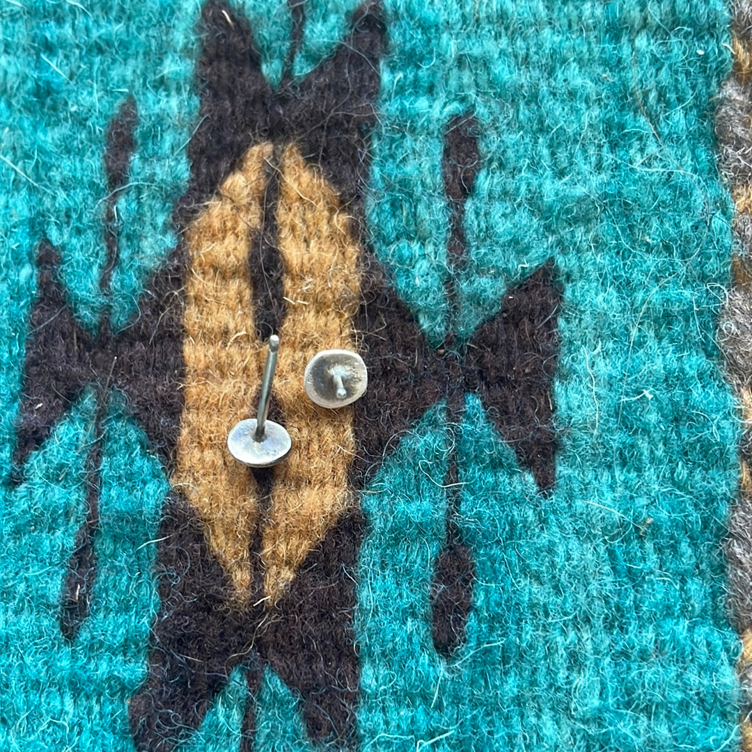 Navajo Sterling Silver 1/4” Stud Earrings