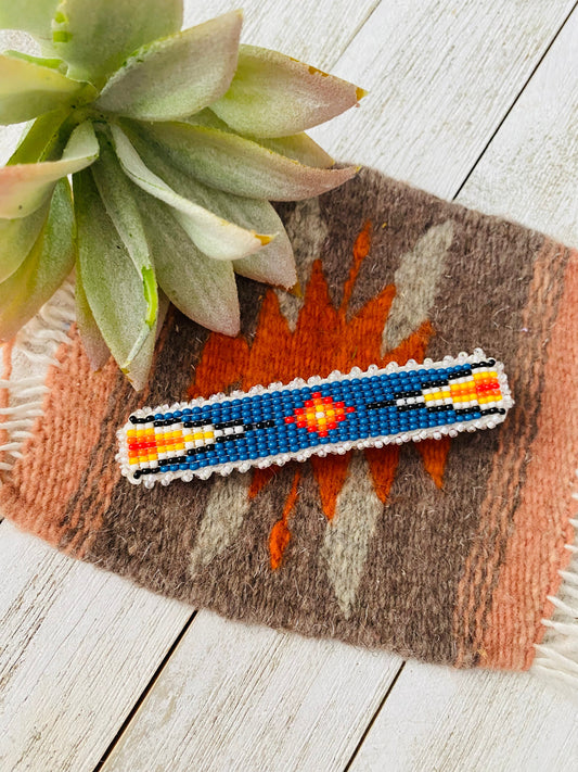 Handcrafted Handmade Beaded Barrette