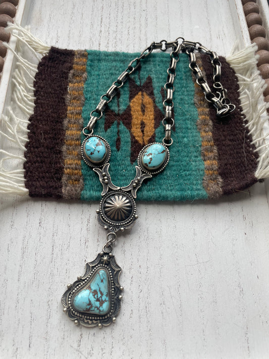Handcrafted Sterling Silver Godber Burnham Necklace Signed B Johnson